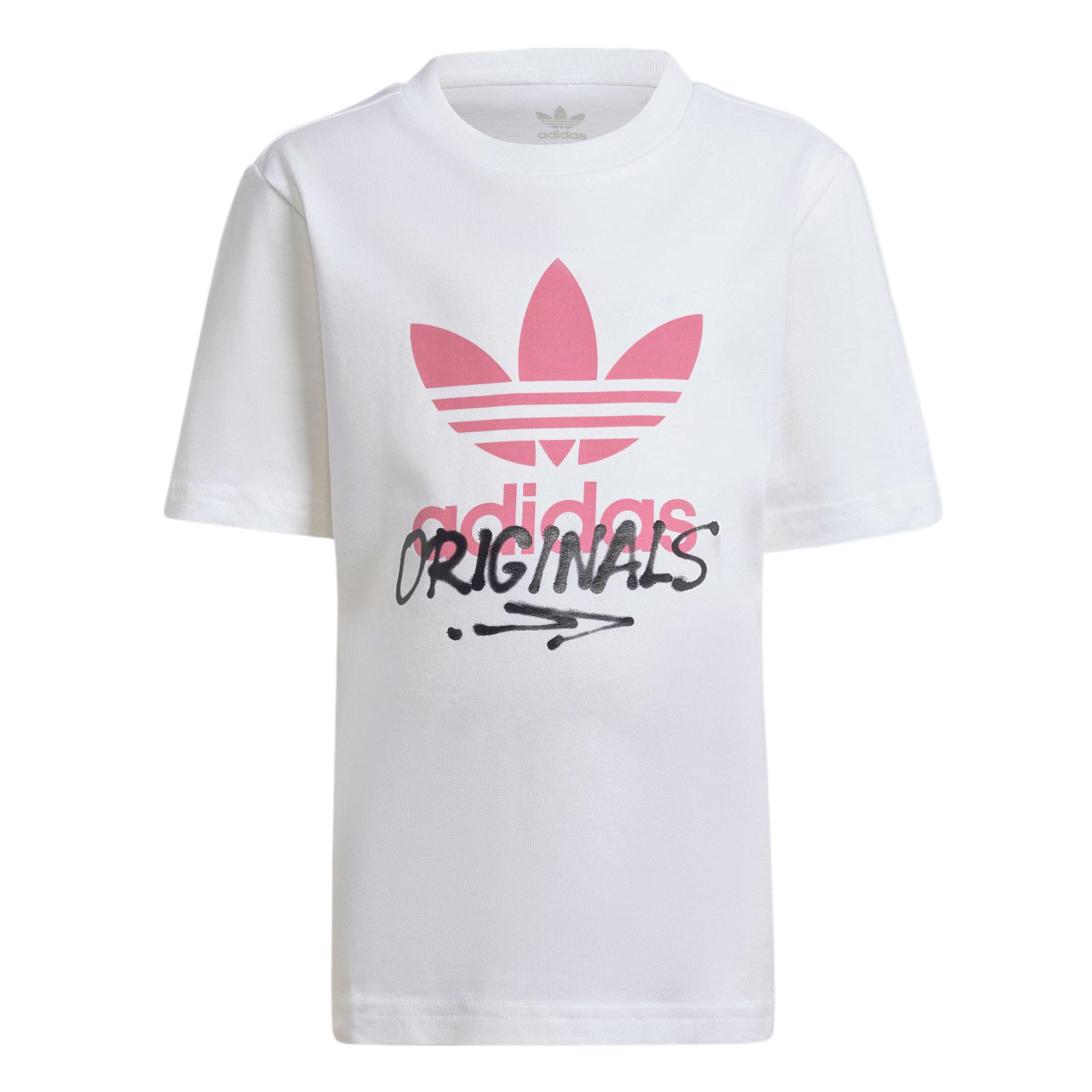 

Adidas Originals Футболка белая детская, Белый, Adidas Originals Футболка белая детская