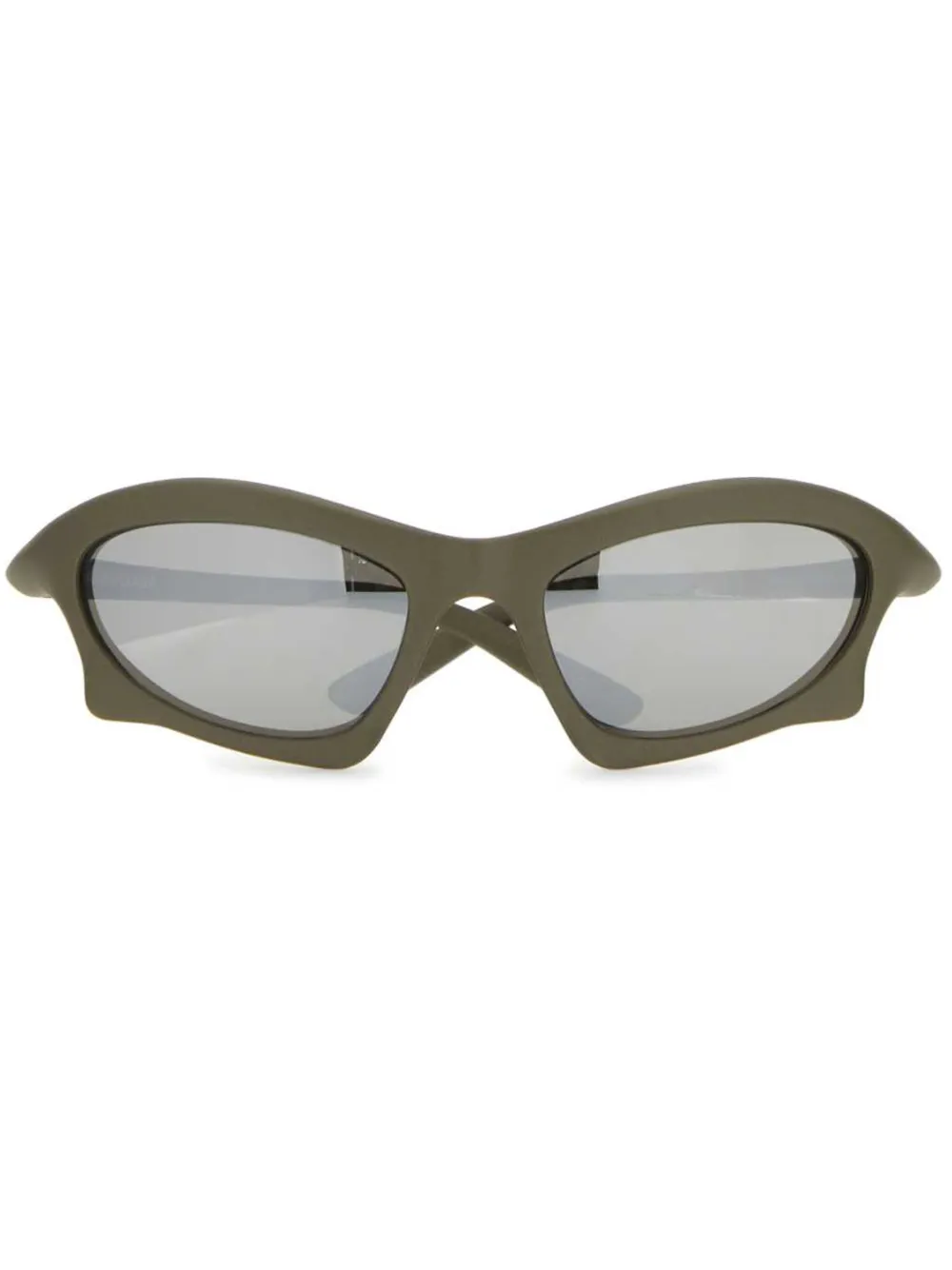 

Солнцезащитные очки Bat в прямоугольной оправе Balenciaga Eyewear, серебяный