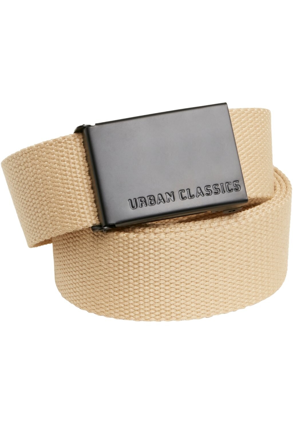 

Ремень SINGLE Urban Classics, цвет beige/black