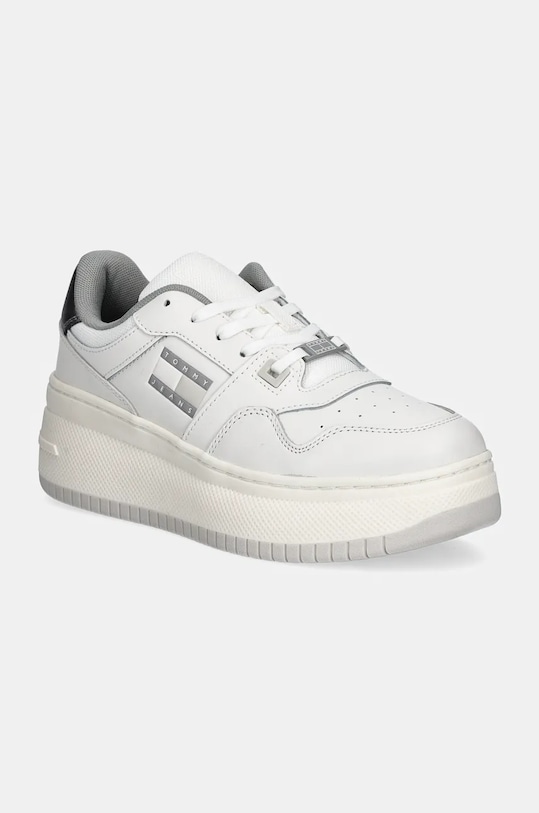 Кроссовки TJW Retro Basket Flatplatform Metal Tommy Jeans, белый