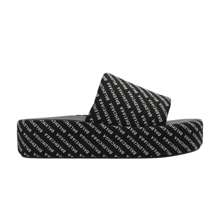 Кроссовки Balenciaga Wmns Rise Platform Slide, черный
