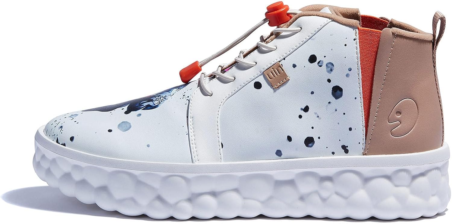 

Мужские модные кроссовки UIN Легкие прогулочные повседневные слипоны Художественно раскрашенные спортивные путешественные скейт-кроссовки Las Ramblas, Las Ramblas Ⅷ-devoted Prayer