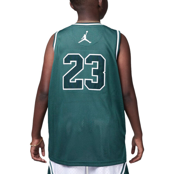 Спортивная футболка 23 basketball jersey 'oxidized green' Air Jordan, зеленый — фото 2