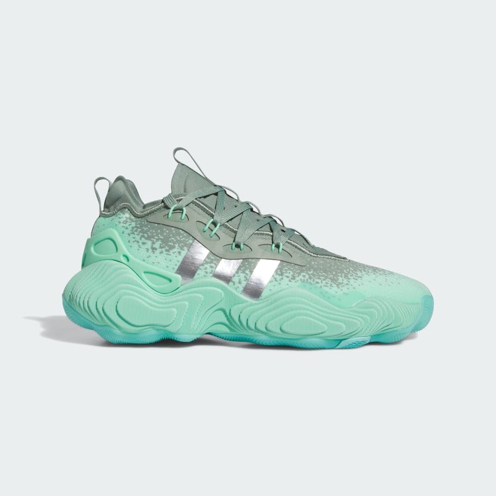 Кроссовки Adidas для взрослых, унисекс, модель Trae Young 3 Low, мятный — фото 2