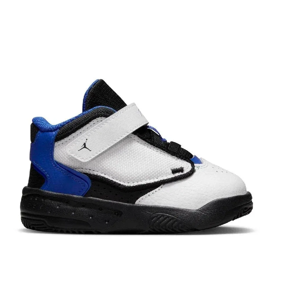 Детские кроссовки Jordan Max Aura DQ8402 - белые, цвет Hyper Royal, модель HTAT106 — фото 2