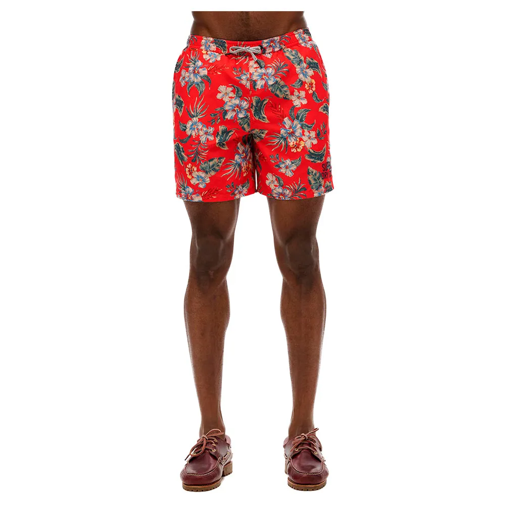 

Шорты для плавания Superdry Hawaiian Print 16´´, красный