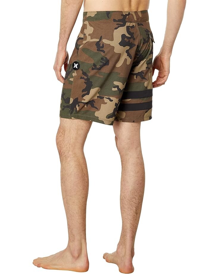 

Шорты для плавания Hurley Block Party 18" Boardshorts, оливковый