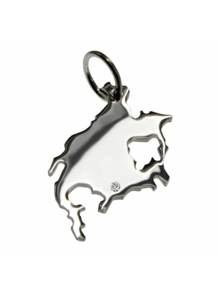 

Schmuckador Подвеска «Северная Америка» из серебра 925 пробы с блестящим покрытием