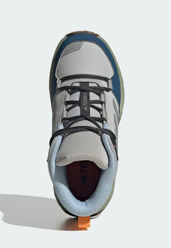 Походные ботинки ax4r mid k Adidas Terrex, Grey Two/Reflective Silver/Glow Blue — фото 3