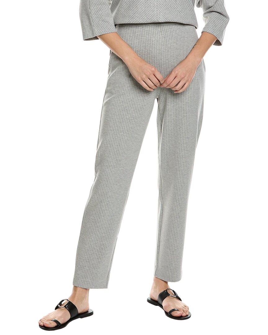 

Брюки St. John Soft Pinstripe, серый