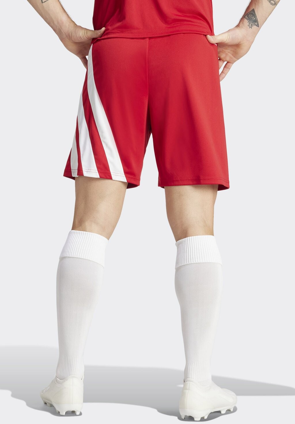 Спортивные шорты Fortore Adidas, цвет team power red white — фото 3