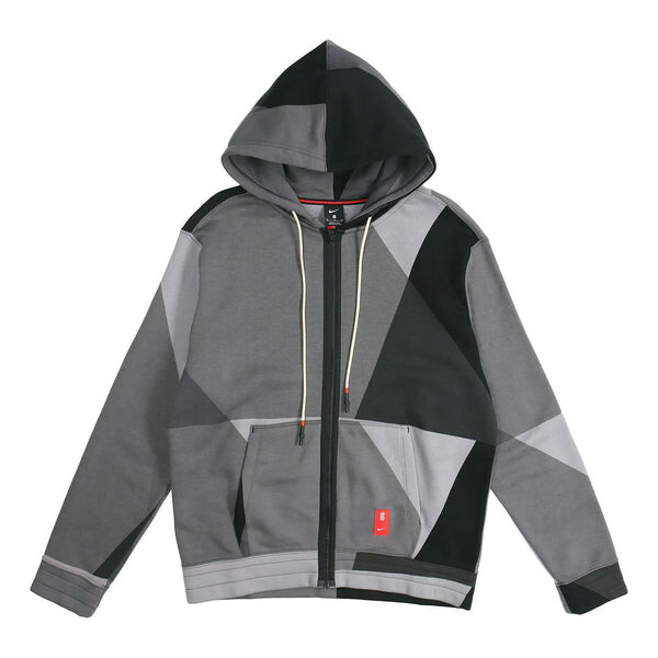 

Толстовка Men's Nike Kyrie Irving Colorblock Zipper Hooded Jacket Gray, серый