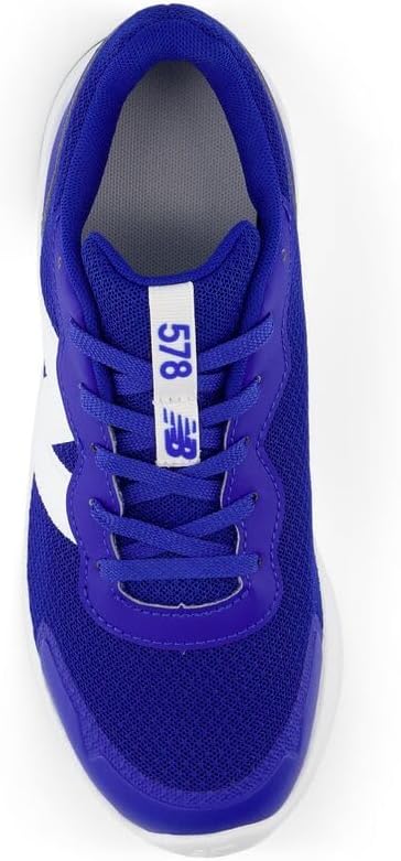 Детские кроссовки New Balance Dynasoft 578 V1 на шнуровке (унисекс), Team Royal/White — фото 4