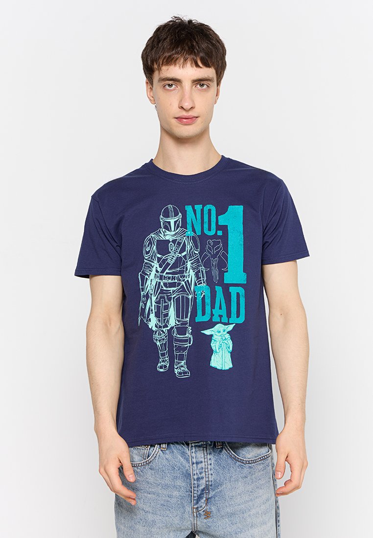 

Футболка с принтом MANDO NO 1 DAD Star Wars, темно-синий