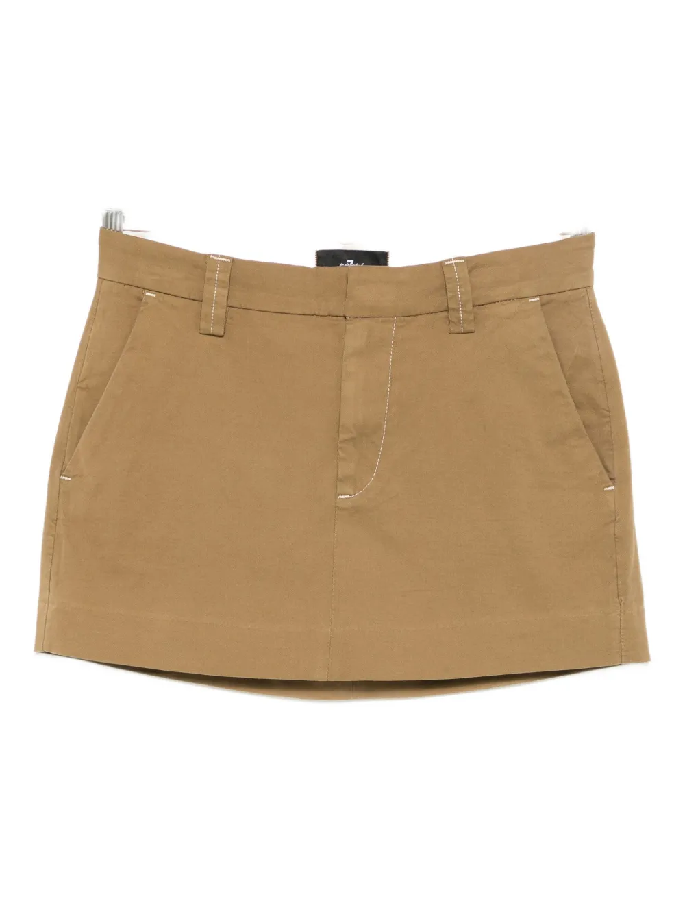 

Мини-юбка Milly Chino 7 For All Mankind, нейтральный