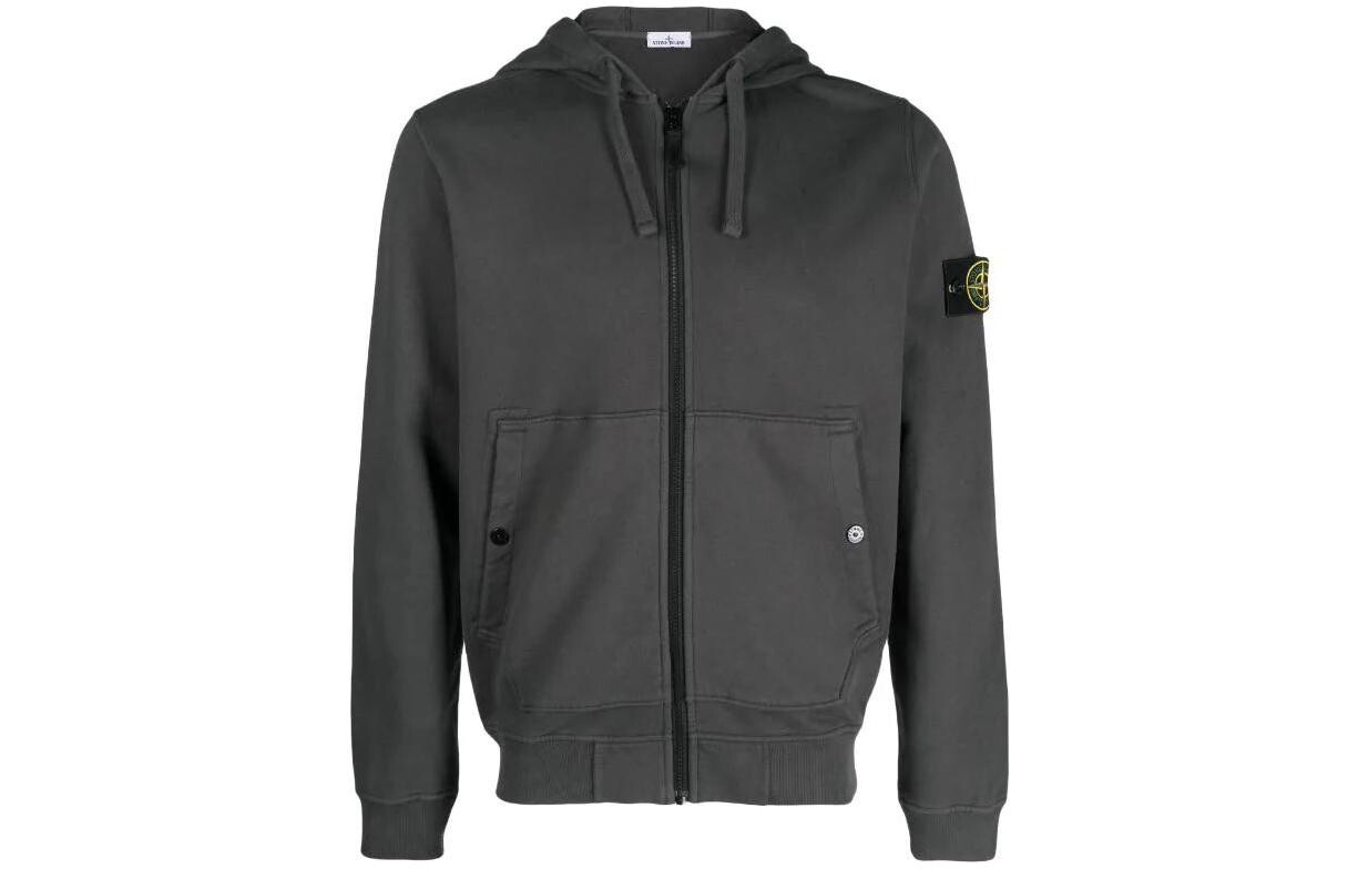 

Толстовка мужская свинцово-серая Stone Island, серый