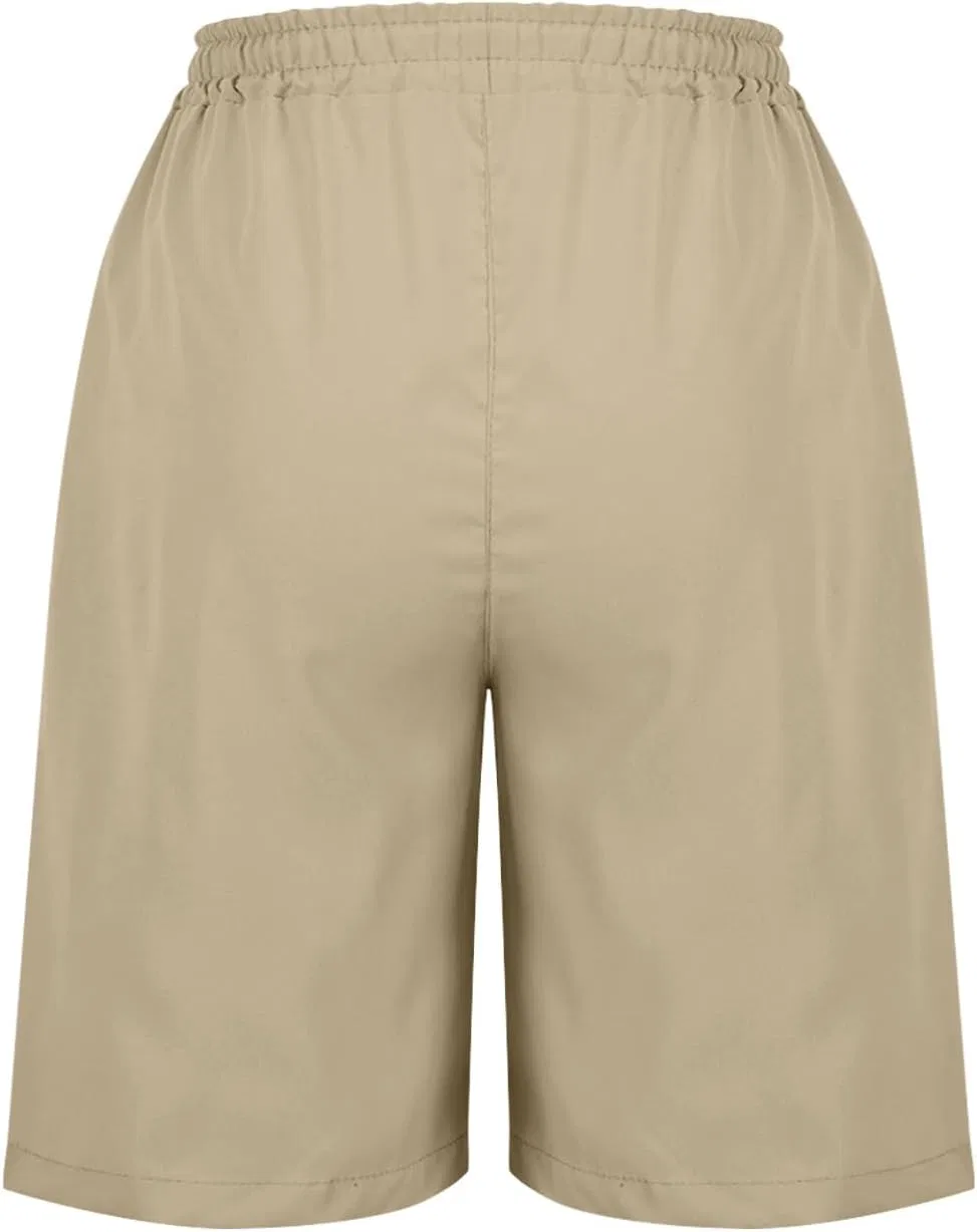 Шорты Active Athletic, Elastic Waist Drawstring, Hiking Workout Shorts, Khaki — фото 4