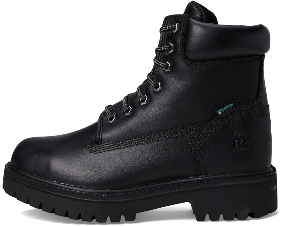 Мужские ботинки Timberland PRO Direct Attach из гладкой кожи со стальным носком, черный — фото 4