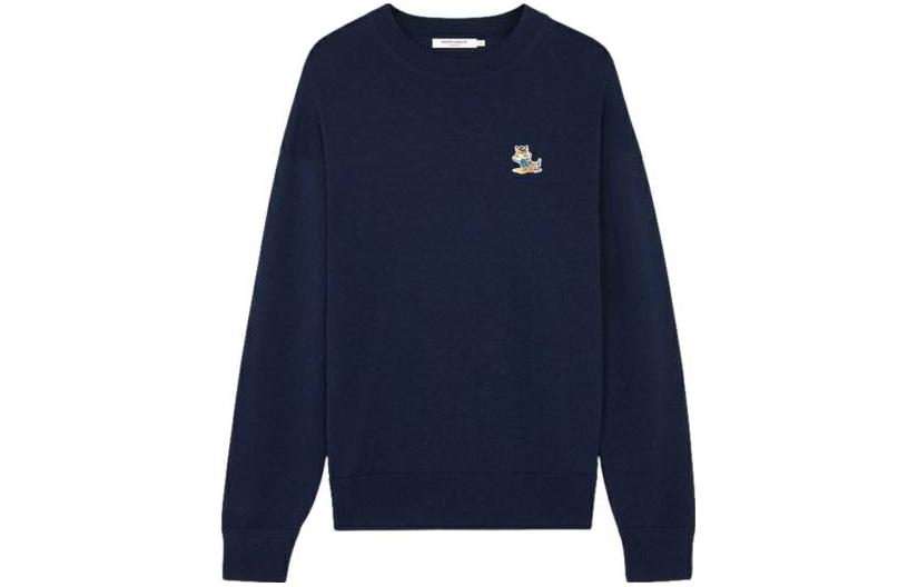 

Свитшот с вышитой лисой от Maison Kitsuné Maison Kitsune, темно-синий