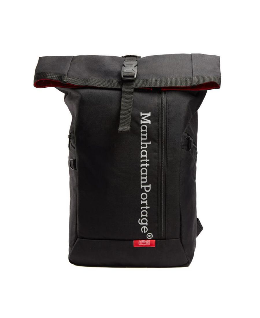 

Светоотражающий рюкзак Pace Roll Top с пряжкой Manhattan Portage, Black