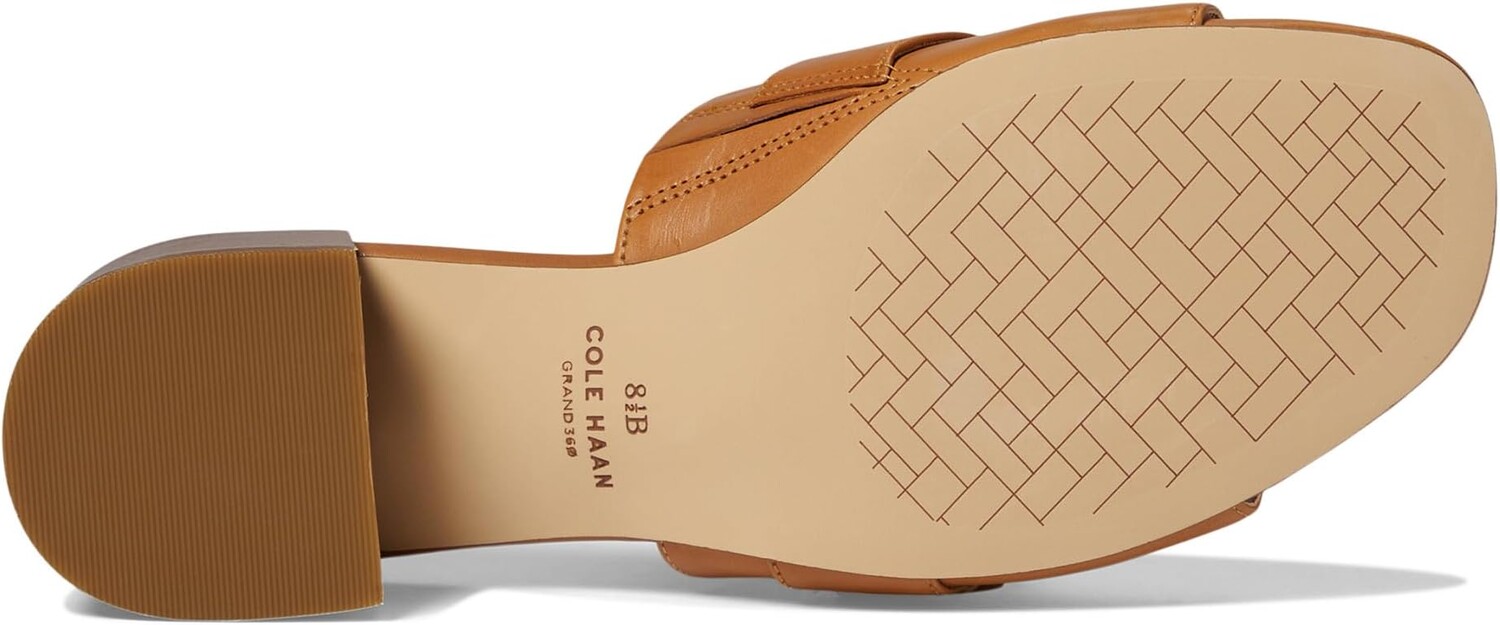 Сандалии Cole Haan Crosby Slide Sandal, цвет Pecan Leather/Stack — фото 3