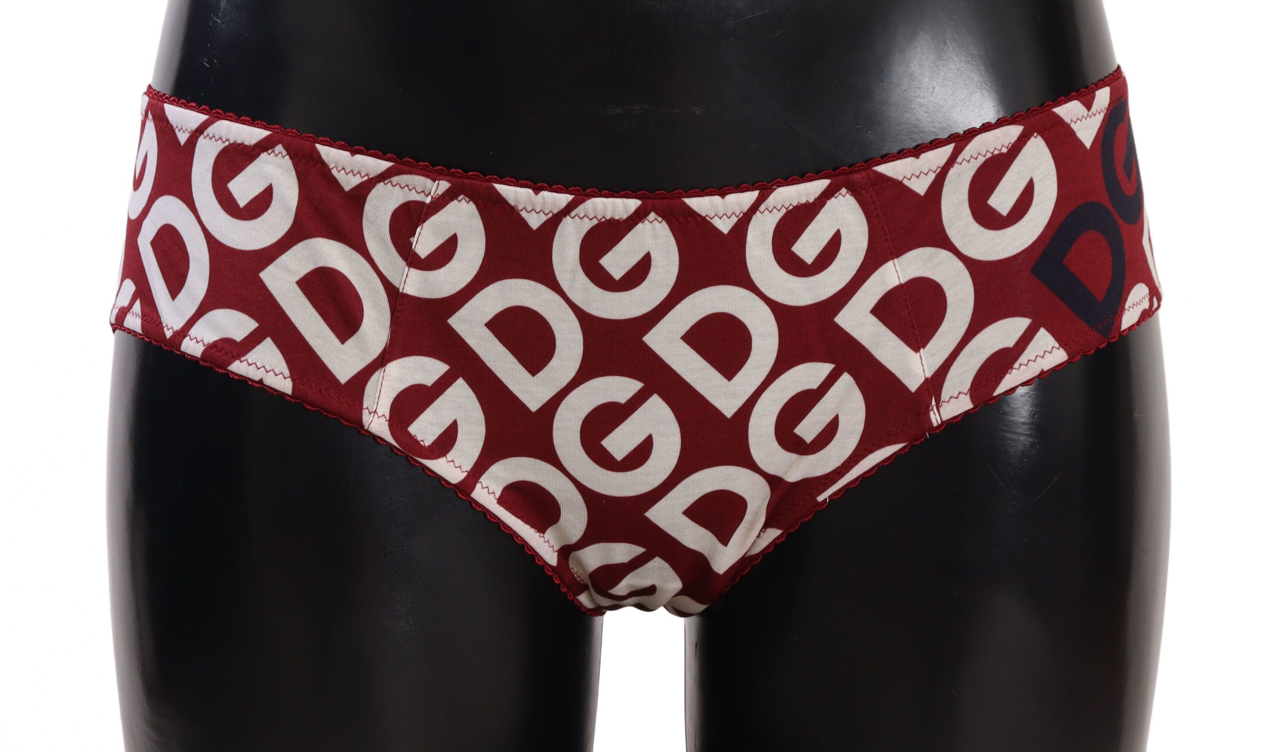 Плавки Chic Maroon White с логотипом Dolce & Gabbana, мультиколор