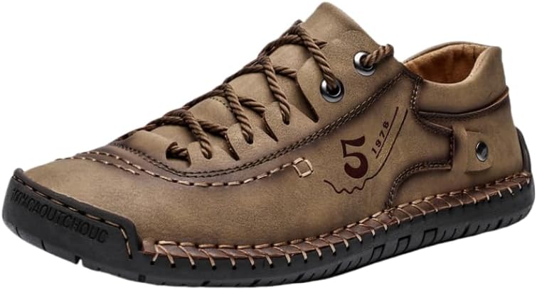 Мужские повседневные туфли Oxfords Hhhchpm, деловые формальные дерби-кроссовки. Мужские туфли Oxfords с кожаной подкладкой, хаки