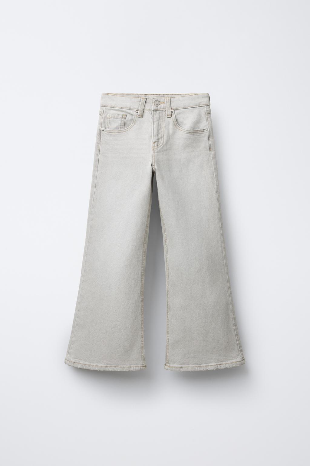 

Расклешенные джинсы ZARA, серый