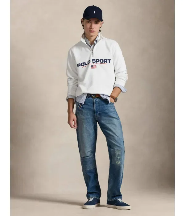 Толстовка regular fit Polo Ralph Lauren, белый — фото 2