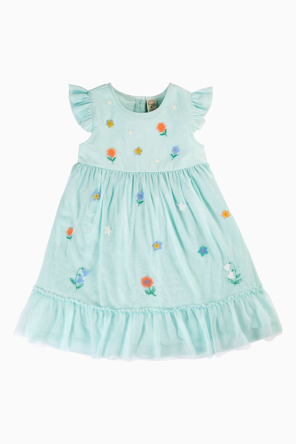 

Платье из легкого тюля Frugi, синий