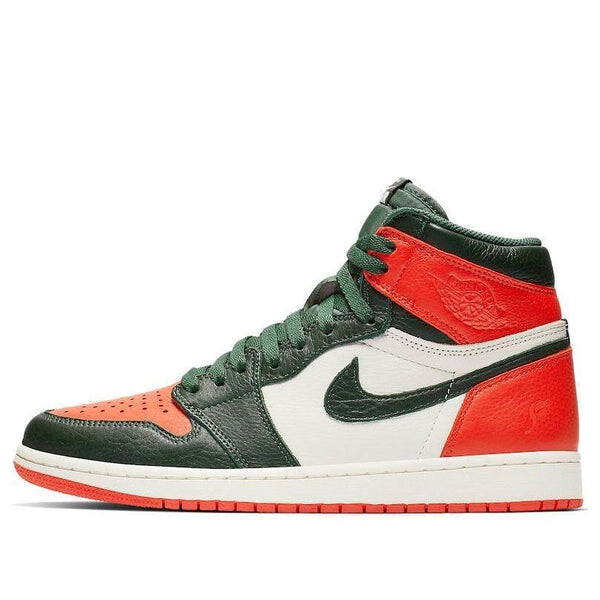 

Кроссовки 1 ретро высокие x solefly Air Jordan, оранжевый