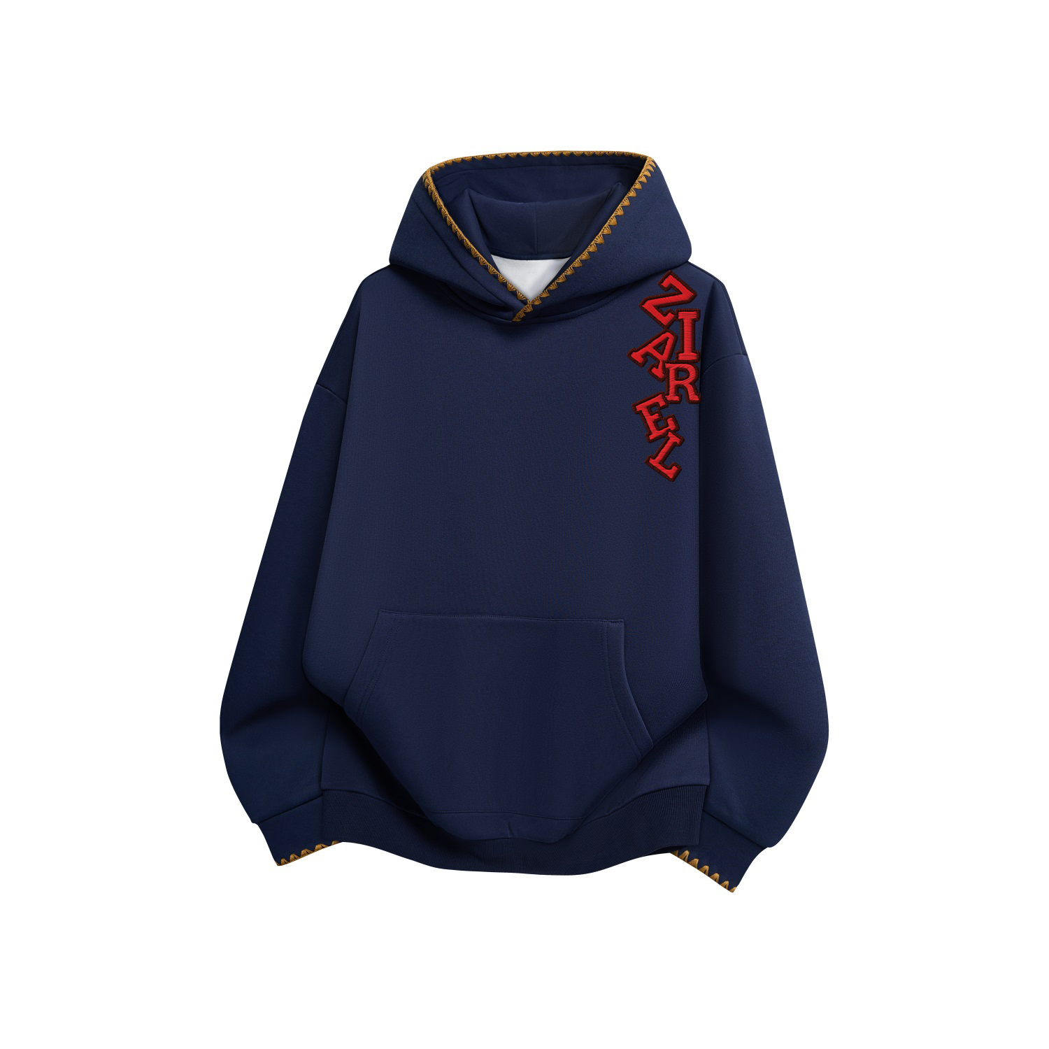 

Толстовка Unisex Hooded Moderate Regular ZIAREL, темно-синий