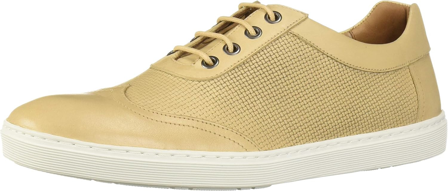 Мужские кожаные кроссовки Driver Club USA Brooklyn Mini Basket с крыльями, Taupe Nappa/Mini Basket