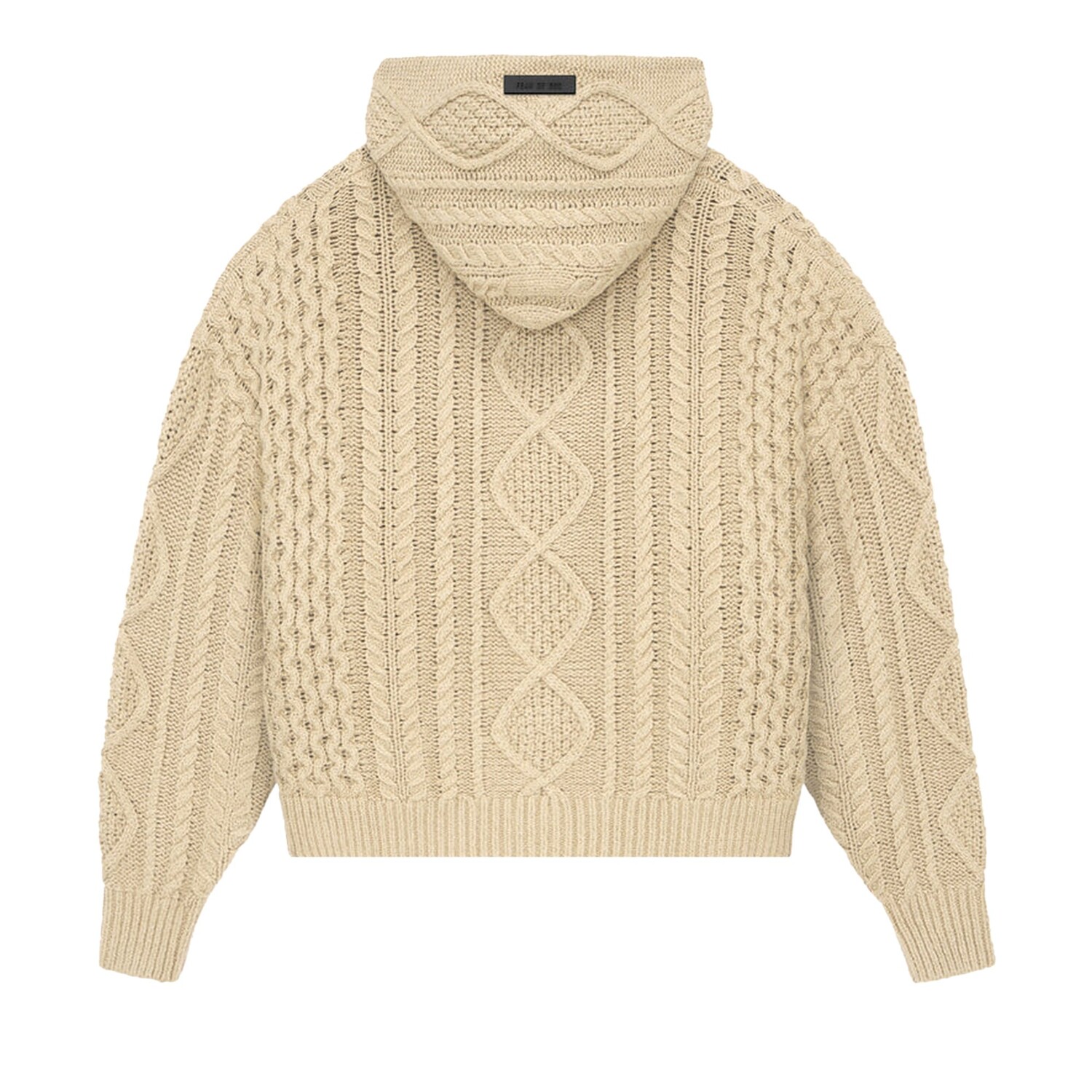 Толстовка косой вязки Fear of God Essentials Gold Heather — фото 2