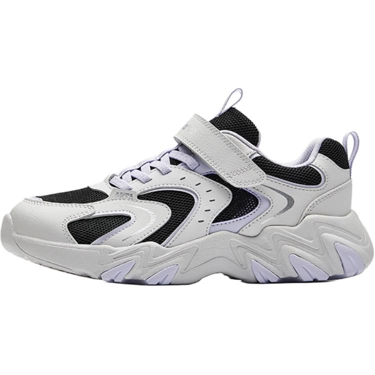 

Скользоустойчивые износостойкие низкие детские повседневные кроссовки для подростков Antakids, черный/серый/светло-фиолетовый-1