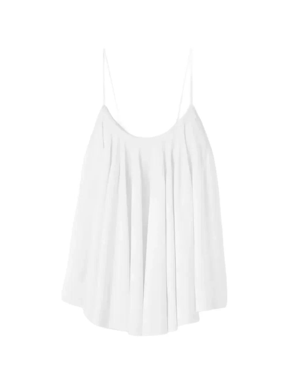 Топ с открытой спиной Voile со складками Jacquemus, белый
