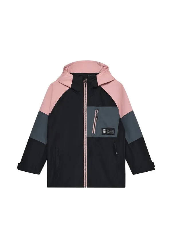 Детская куртка, парка с цветовыми блоками Color Kids, Black