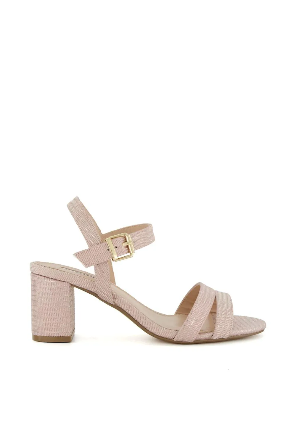 Широкие сандалии Merisa Dune London, цвет rose gold
