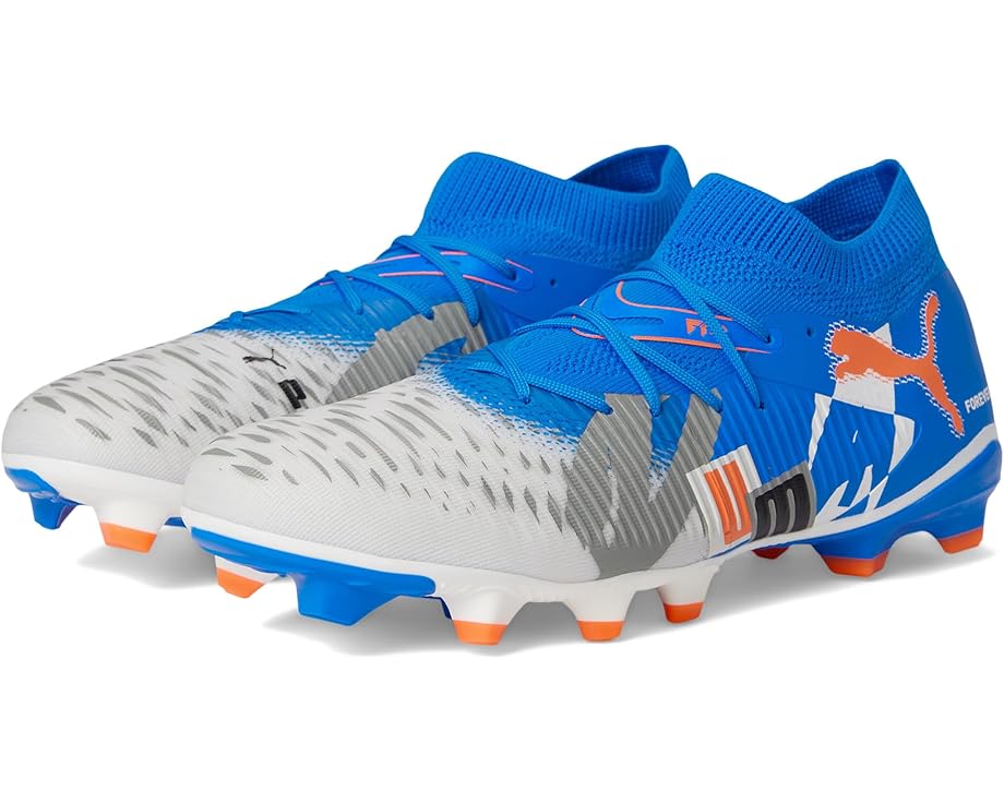 

Кроссовки PUMA Future 8 Match Firm, Artificial Ground Soccer Cleats, цвет Puma White-Ultra Blue-Feather Gray-Puma Black-Glowing Red