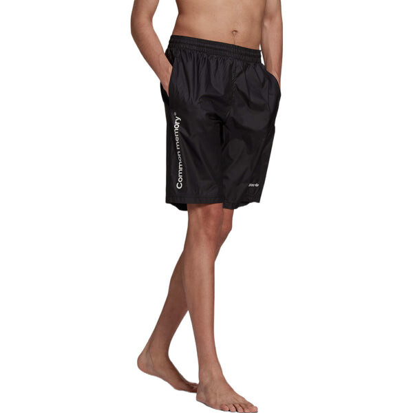 Шорты men's solid color sports alphabet printing shorts black Adidas, мультиколор — фото 2