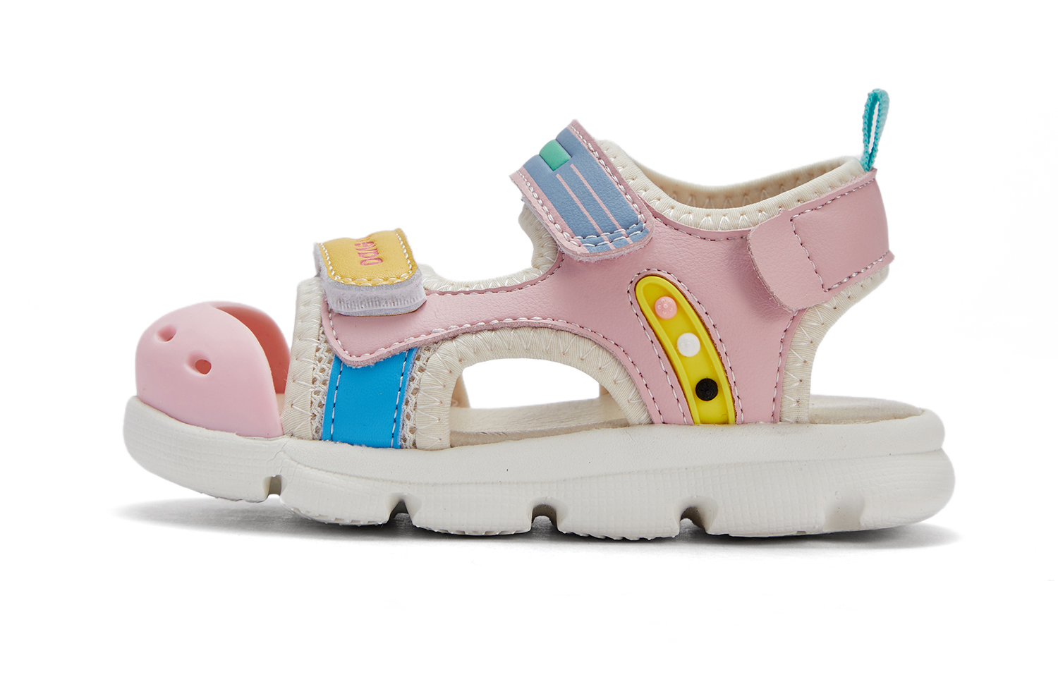 

Противоскользящие, износостойкие, дышащие, легкие детские сандалии для детей DAVE&BELLA, розовый