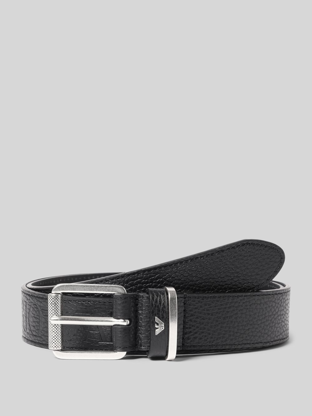 

Ремень с пряжкой Emporio Armani, черный