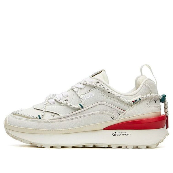 Кроссовки fila jogger dx xmas low chunky sneakers gs grey/red/green Fila Fusion, серый