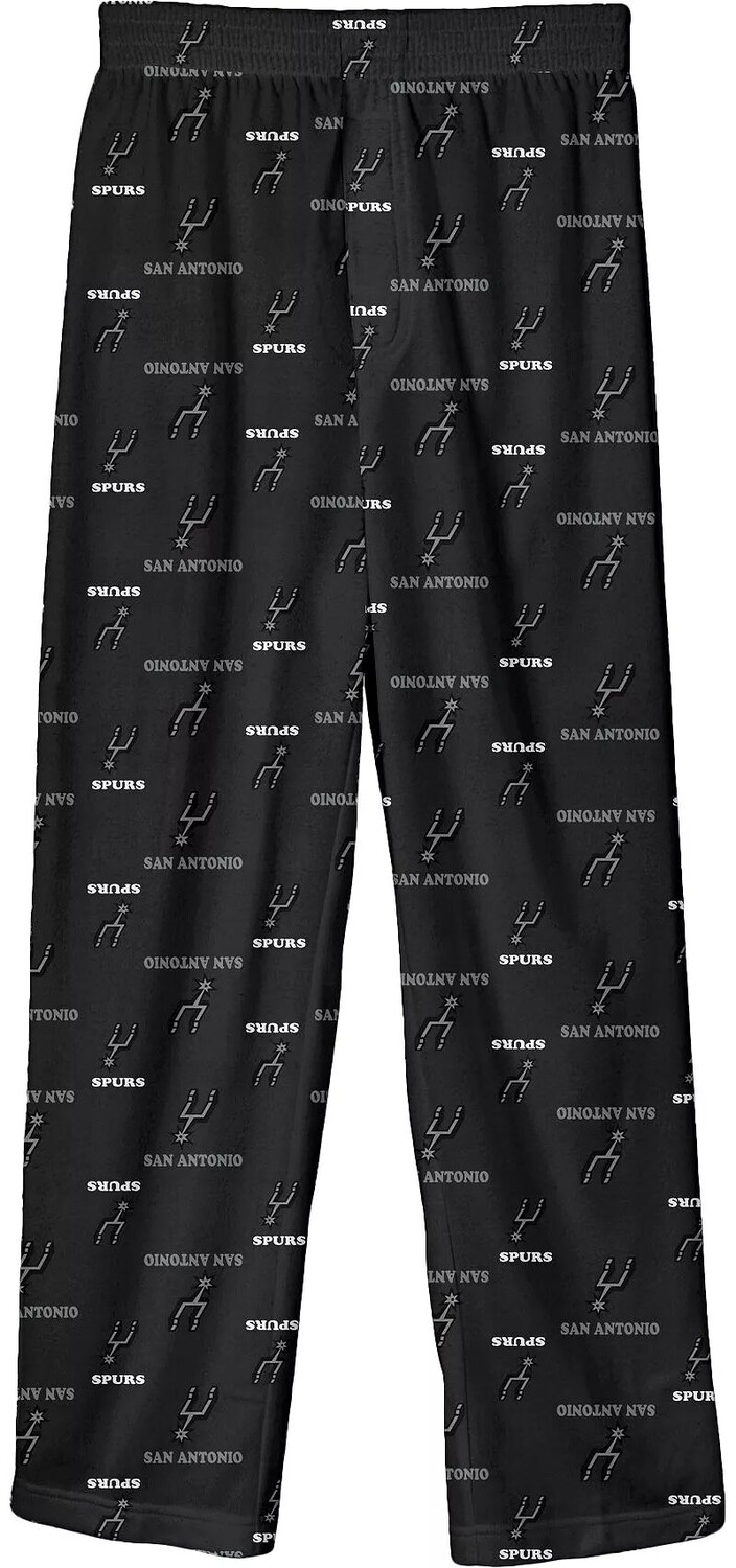 

Outerstuff Youth San Antonio Spurs Team Цветные черные брюки с принтом