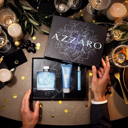 Chrome Eau de Toilette Fresh Mens Cologne Gift Set Citrus Aquatic Cologne for Men Lasting Wear Azzaro — фото 3