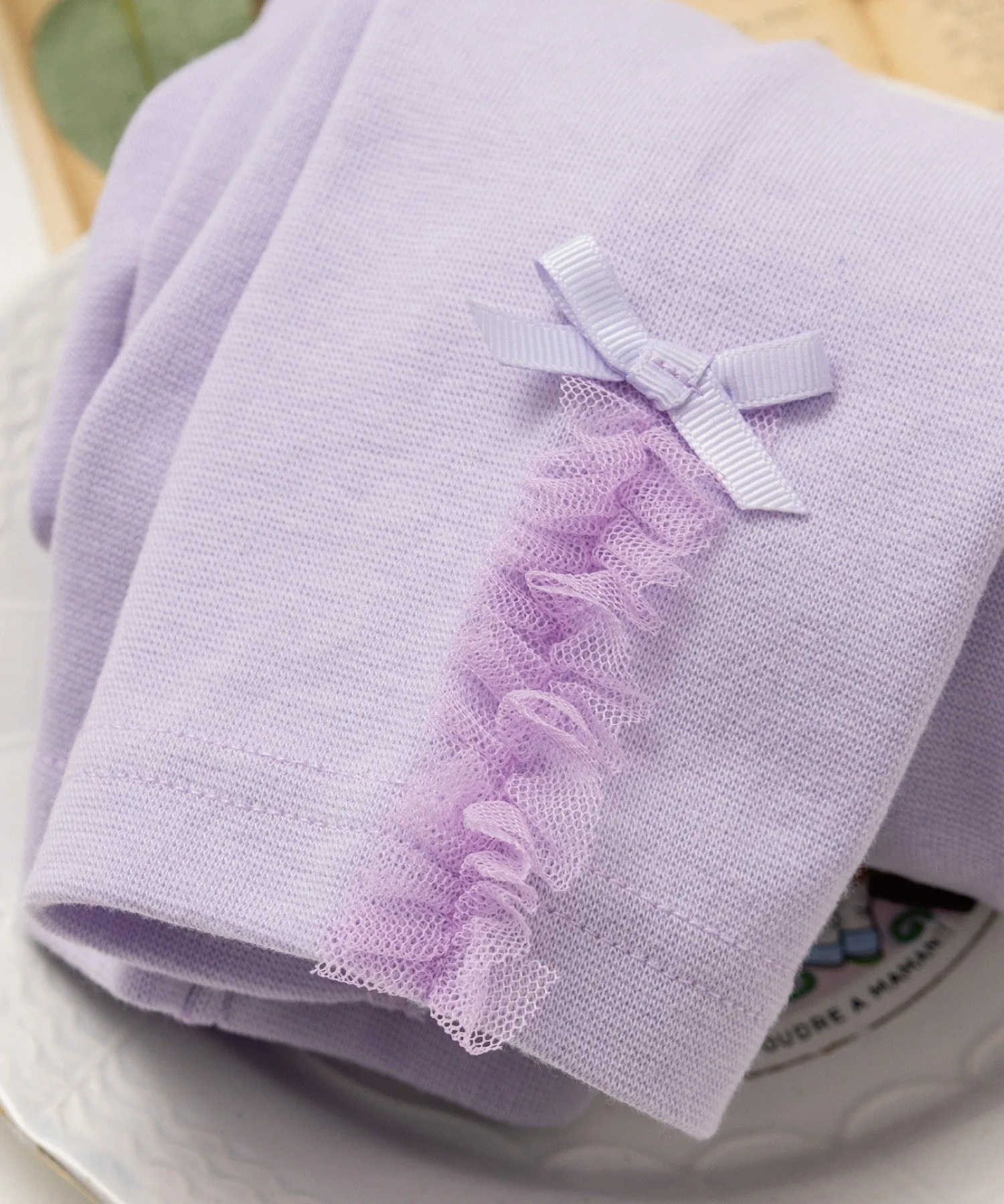 Леггинсы из тюлевой ленты/Удобные Panpantutu, Soft Lavender — фото 2