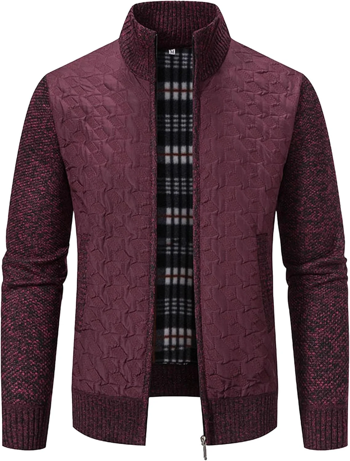 

Мужской свитер Slim Fit с молнией и карманами