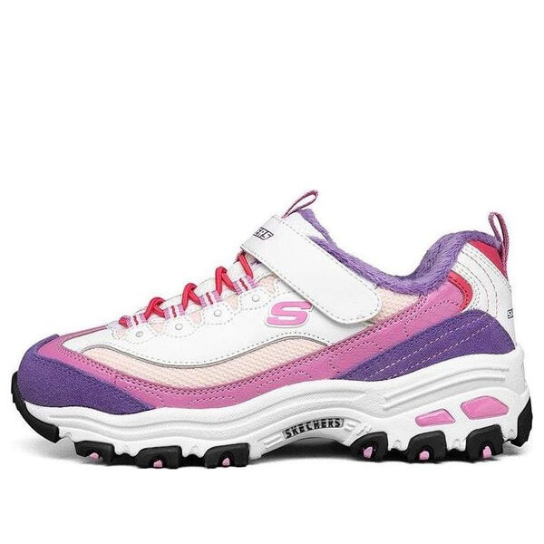 

Кроссовки dlites shoes 'white pink purple' Skechers, белый