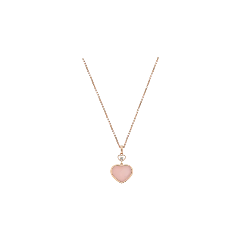 

Chopard - подвеска из этичного розового золота, диамант, розовый опал - 797482-5620 CHOPARD