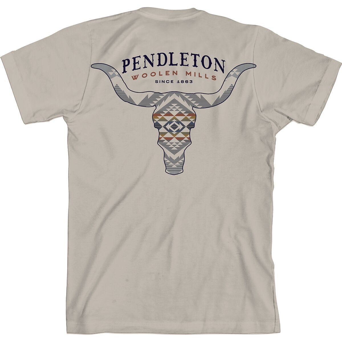 

Футболка с принтом Cascadia skull Pendleton, мультиколор